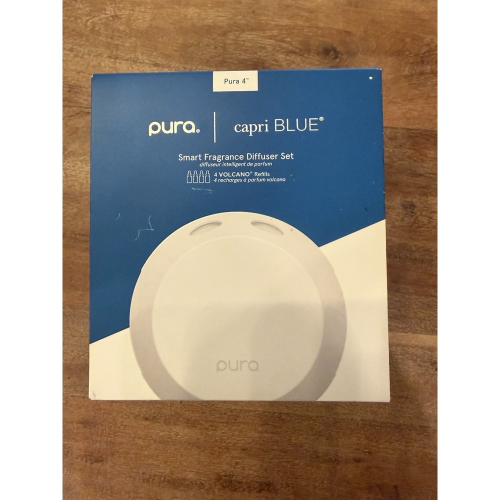 Pura 4 Home Diffuser Capri Blue Starter Kit w/4 Refill Brand New Nordstrom $130